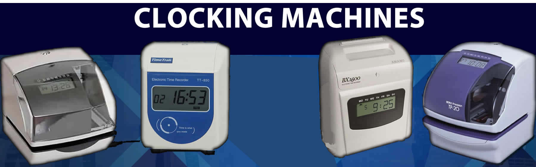 clocking machines banner